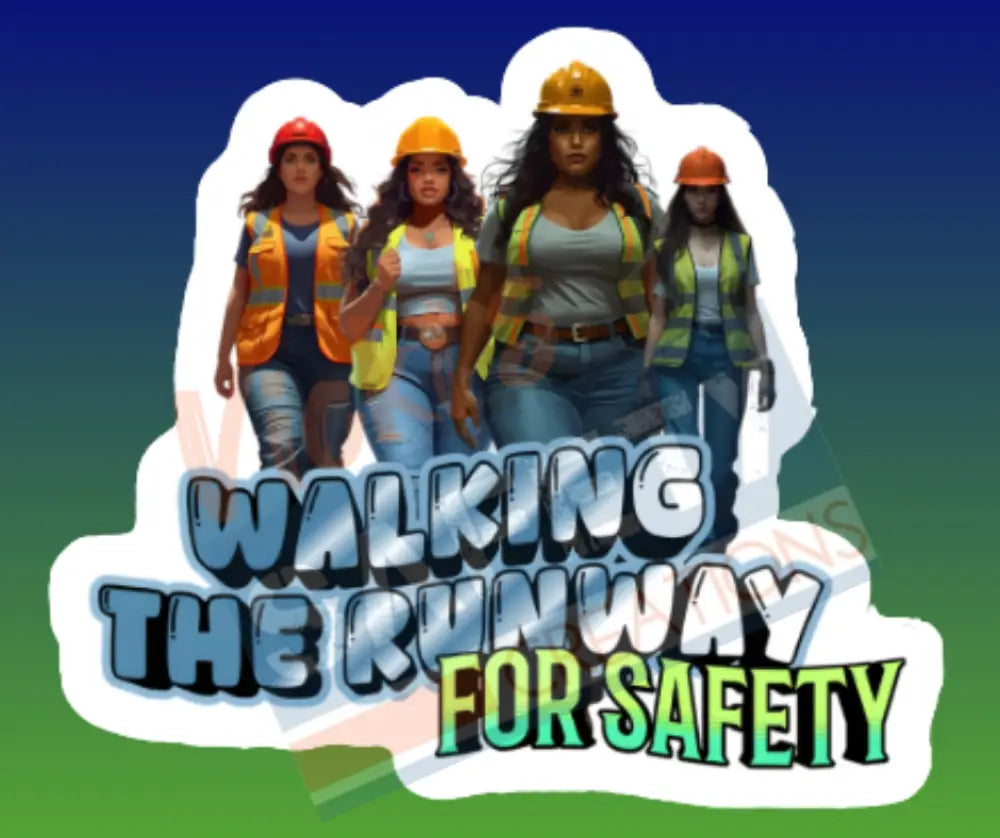 Stickers-WISE Safety 2026 Commemorative Sticker Walking the Runway / Singles Di-Cut Stickers