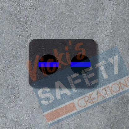 Stud Earrings -Back the Line Rounds (Police Firefighters EMS etc) Thin Blue Line-Police/Law Enforcement Earrings