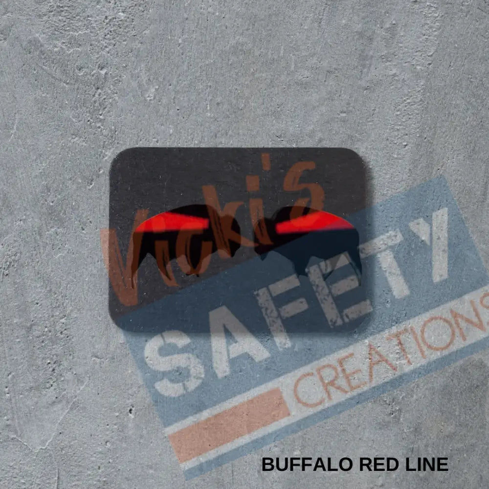 Stud Earrings - Buffalo Red Line Earrings