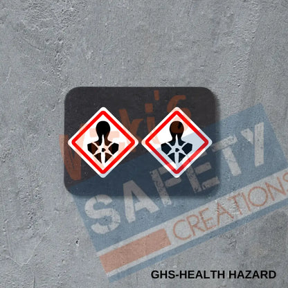 Stud Earrings - GHS Health Hazard Earrings