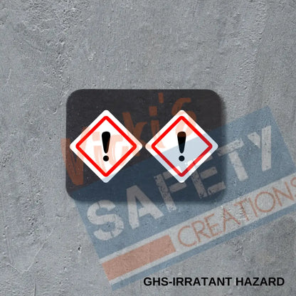 Stud Earrings - GHS Irritant Hazard Earrings
