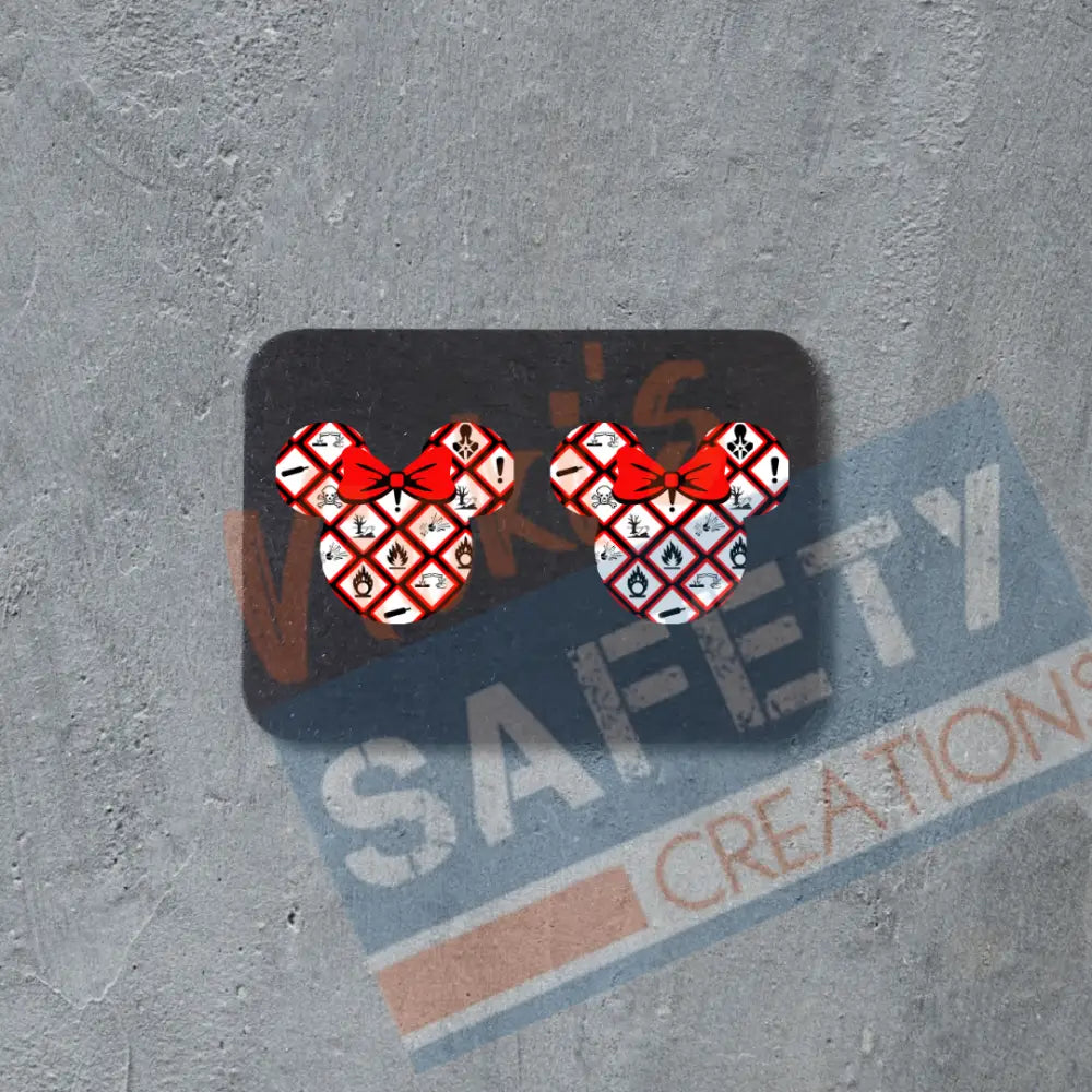 Stud Earrings - GHS mouse head Earrings