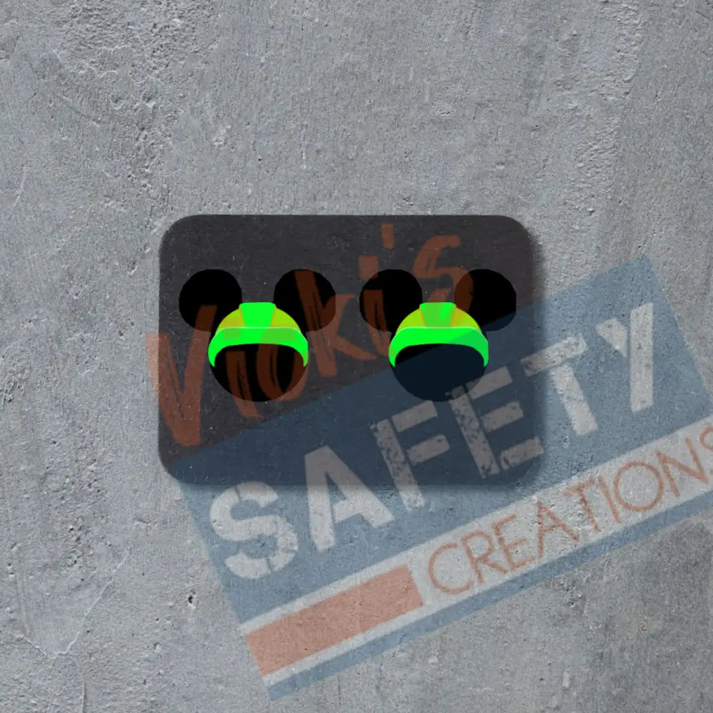 Stud Earrings - Hard hat mouse head Earrings