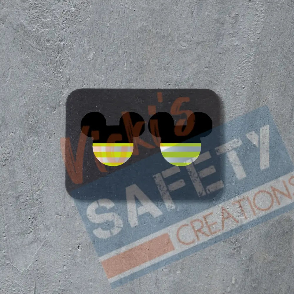 Stud Earrings - Hi-vis mouse head Earrings