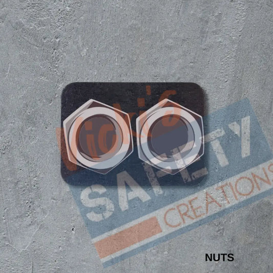 VSC Stud Earrings-Nuts