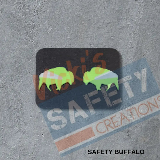 Stud Earrings - Safety Buffalo Earrings