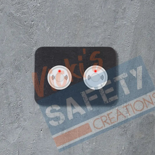 Stud Earrings - Smoke Alarm Earrings