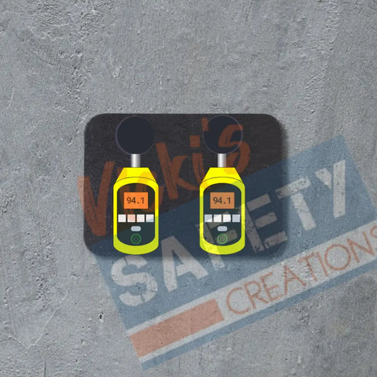 Stud Earrings - Sound Dosimeter Earrings