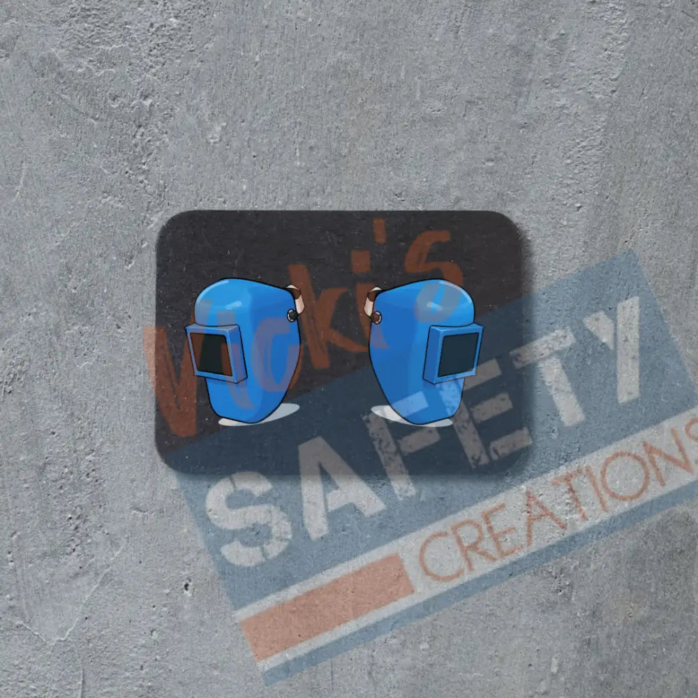 Stud Earrings - Welders Mask Earrings