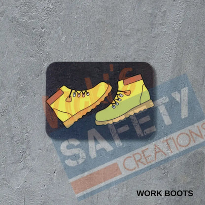 VSC Stud Earrings-Work Boots