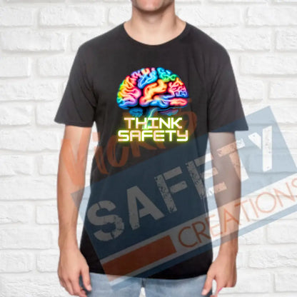 Think Safety (Adult Youth Toddler Infant Sizes) T-shirt/Onesie / ADULT-Small Adult Clothing