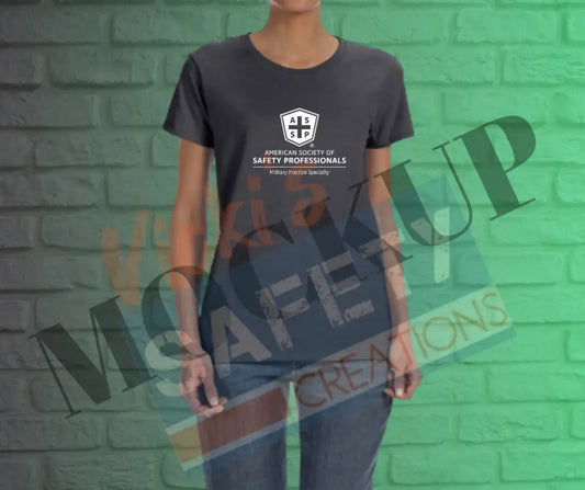Woman’s Basic Crew Neck t-shirt-Military Practice Specialty Adult Clothing
