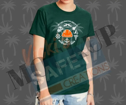 Woman’s Basic Crew Neck t-shirt-Military Practice Specialty Safety2026 Adult Clothing