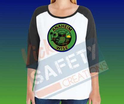 Women’s Curvy Baseball T-Shirt - WISE SAFETY 2026 Adult Clothing