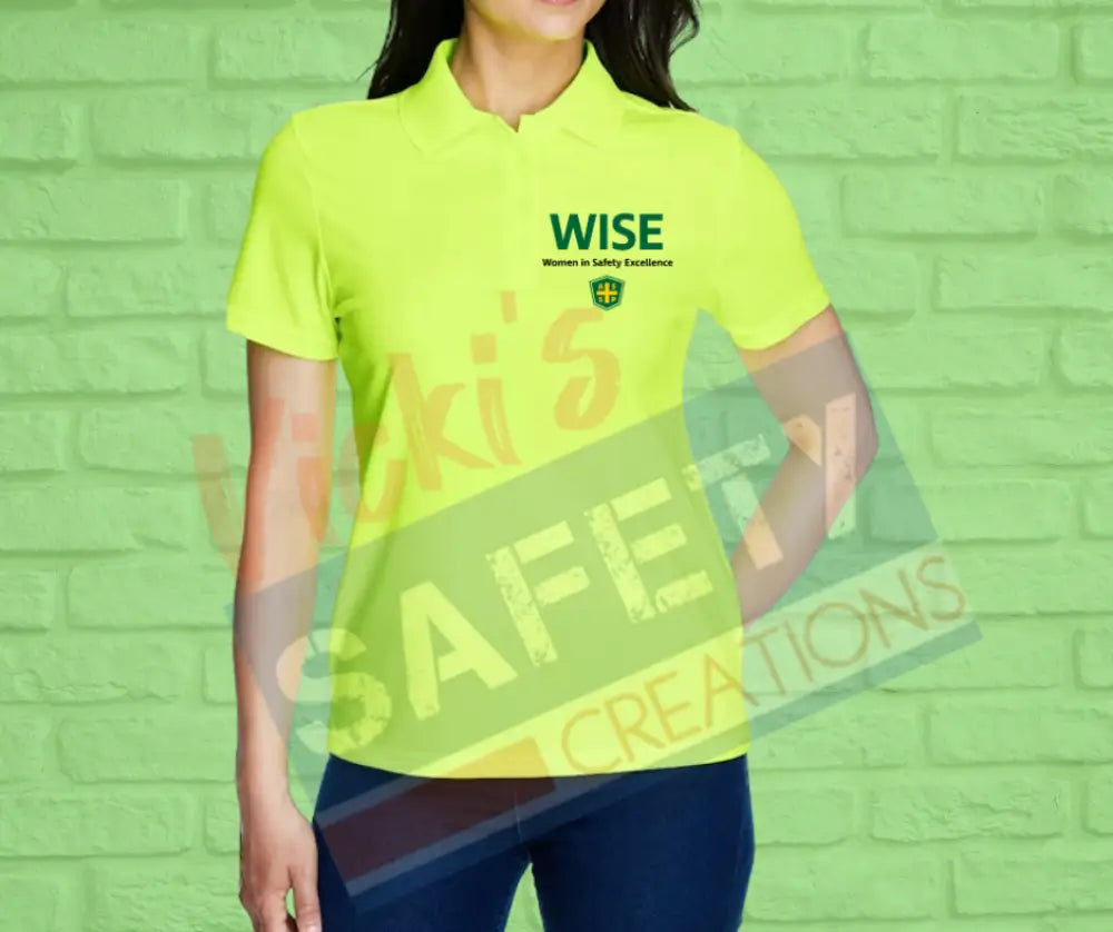 Women’s Origin Performance Piqué Polo (Asst. Colors) - WISE Safety Green / Small Adult Clothing