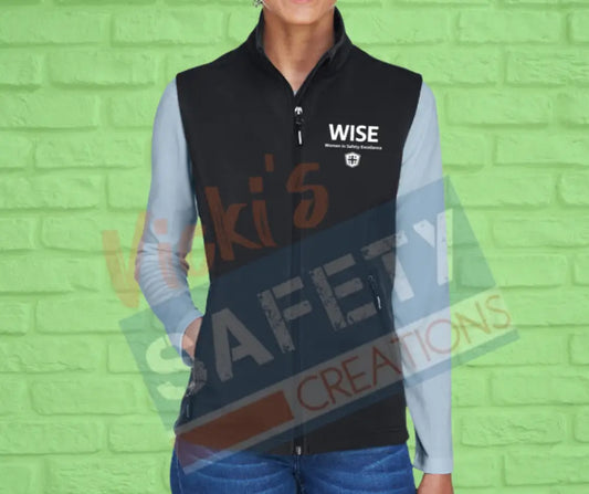 Women’s Two-Layer Fleece Bonded Soft Shell Vest-WISE Jackets