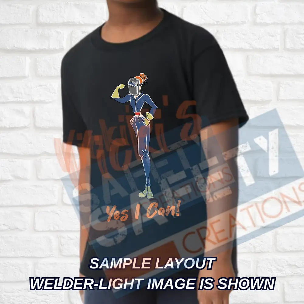 YOUTH COTTON TSHIRT-Yes I Can Collection (Asst. Designs) Adult Clothing
