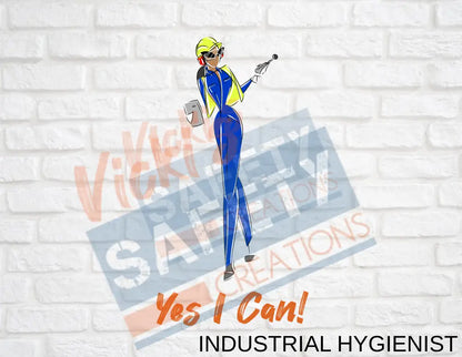 YOUTH COTTON TSHIRT-Yes I Can Collection (Asst. Designs) Industrial Hygienist-Dark / SMALL / Black Adult Clothing