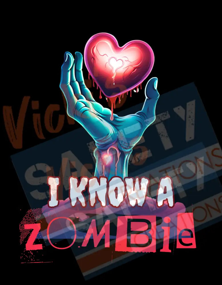 I am/I know a Zombie Tops (Adult Youth Toddler Infant Sizes) Adult Clothing