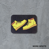 VSC Stud Earrings-Work Boots
